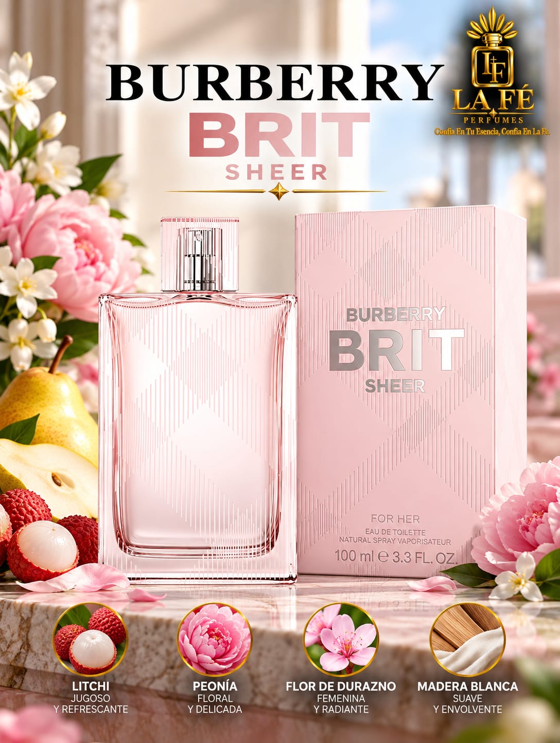 Burberry Brit Sheer For Her 100ml EDT